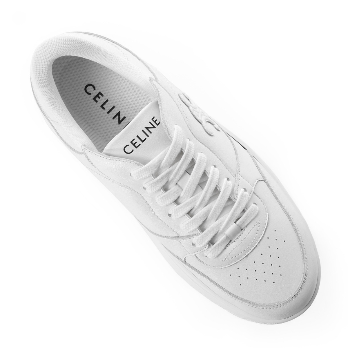CELINE セリーヌ スニーカー/BLOCK WEDGE SNEAKER WITH TRIOMPHE PATCH
