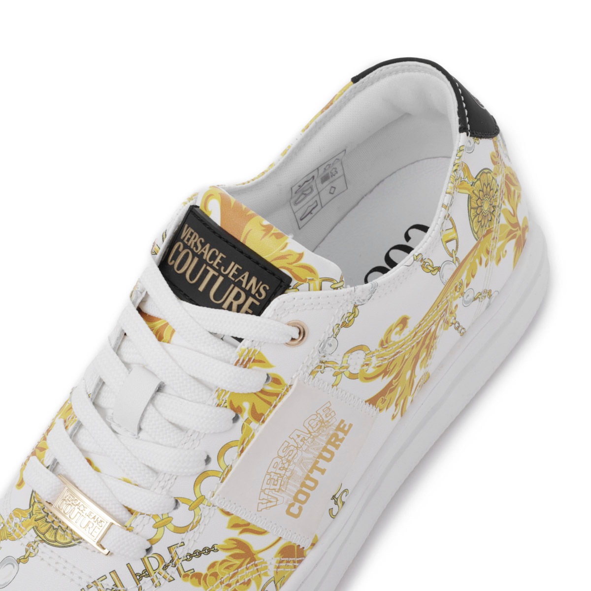【新品9万円】VERSACE ヴェルサーチェ　人気の可愛い総柄ハートスニーカー レディース デザイナー スニーカー | ヴェルサーチェ 日本