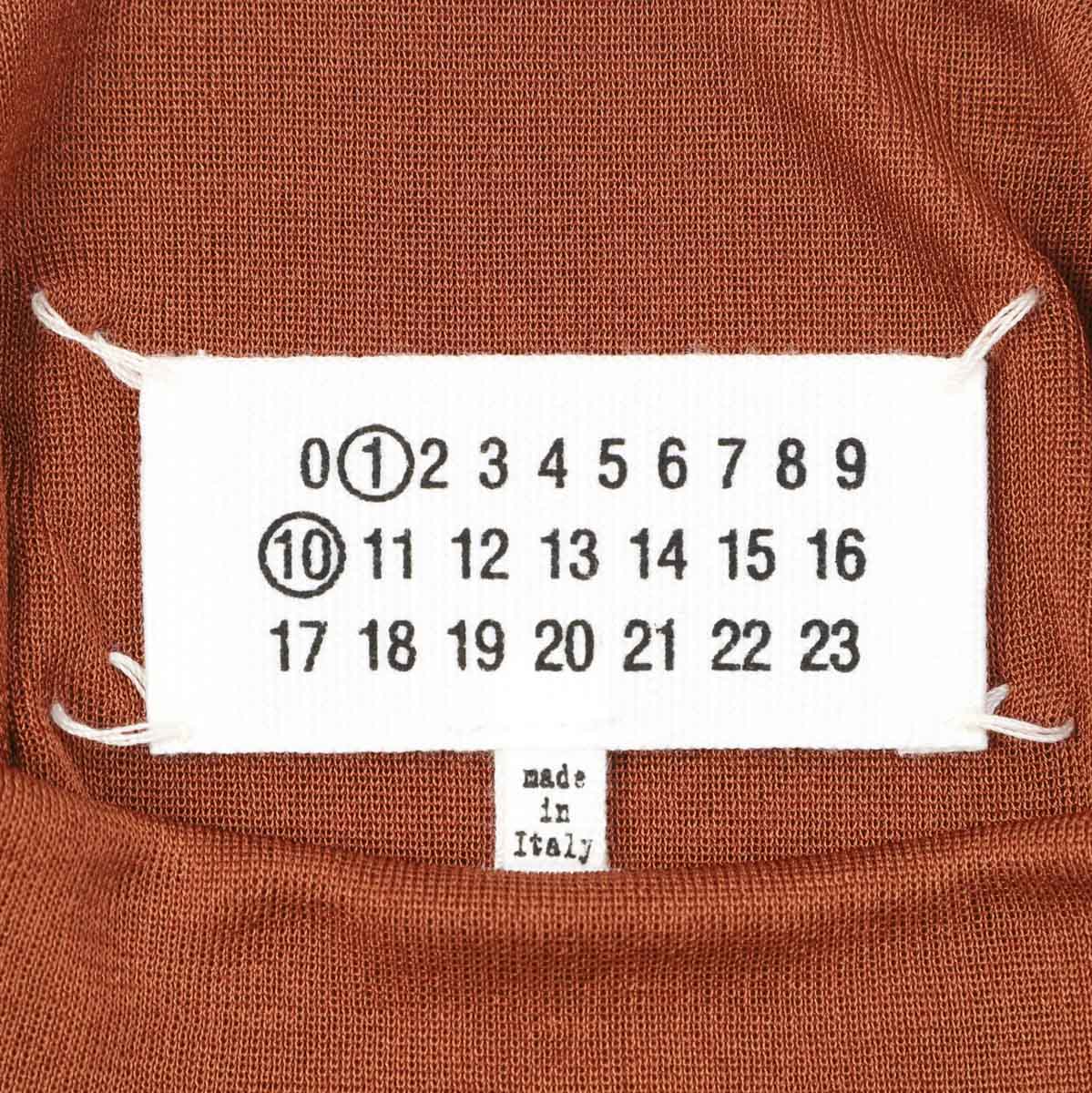 【アウトレット】【ラスト1点】Maison Margiela メゾンマルジェラ ハイネックカットソー/シースルートップス