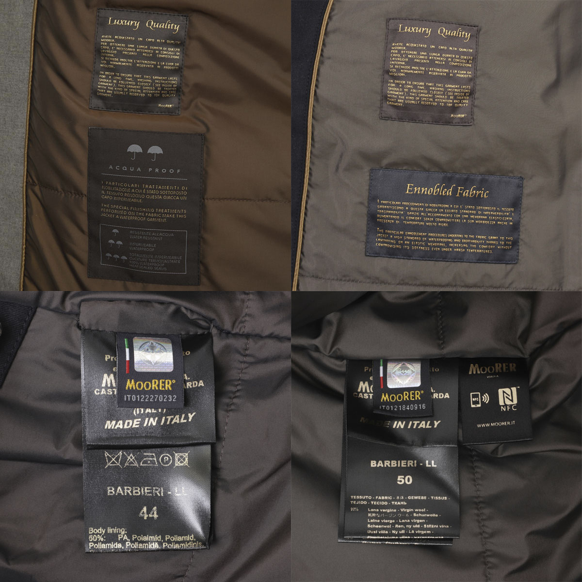 MOORER ムーレー ダウンジャケット/BARBIERI-LL【大きいサイズあり】 メンズ