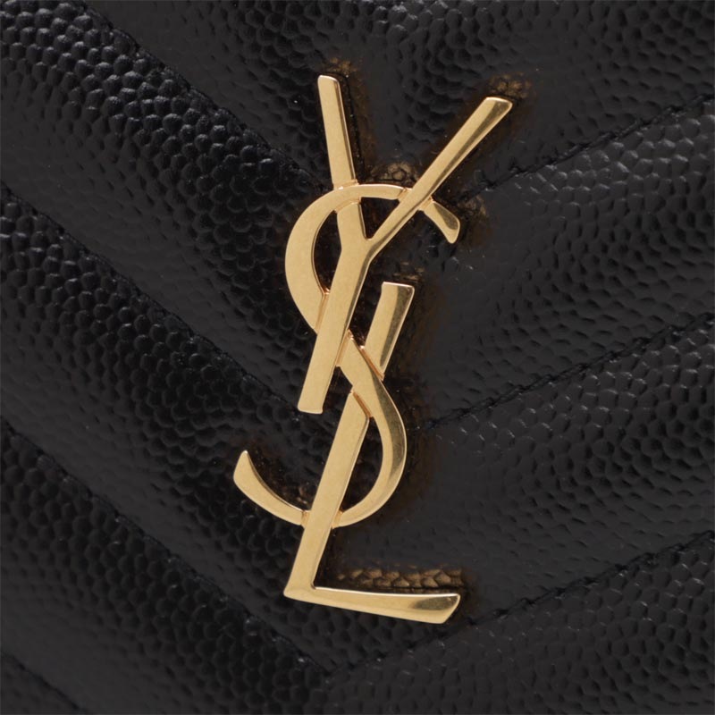 2つ折り財布 小銭入れ付き/コンパクトウォレット/MONOGRAM SAINT LAURENT モノグラム サンローラン レディース