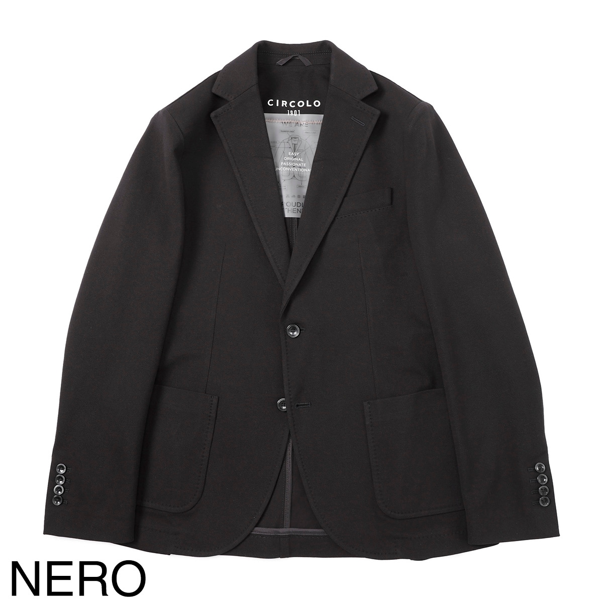 アウトレット】CIRCOLO 1901 チルコロ 2つボタン イージージャケット