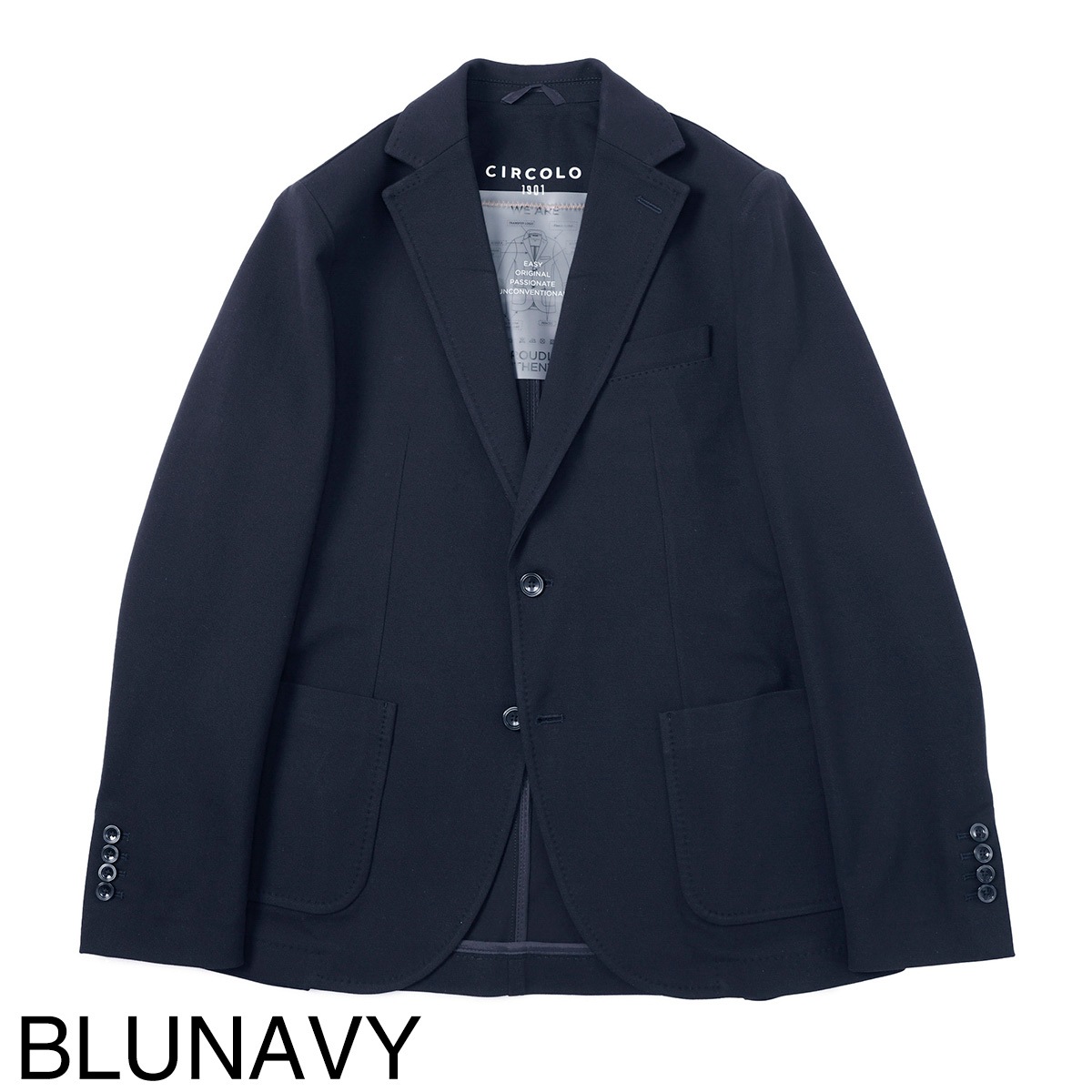 アウトレット】CIRCOLO 1901 チルコロ 2つボタン イージージャケット アウトレット】CIRCOLO 1901 チルコロ 2つボタン イージージャケット