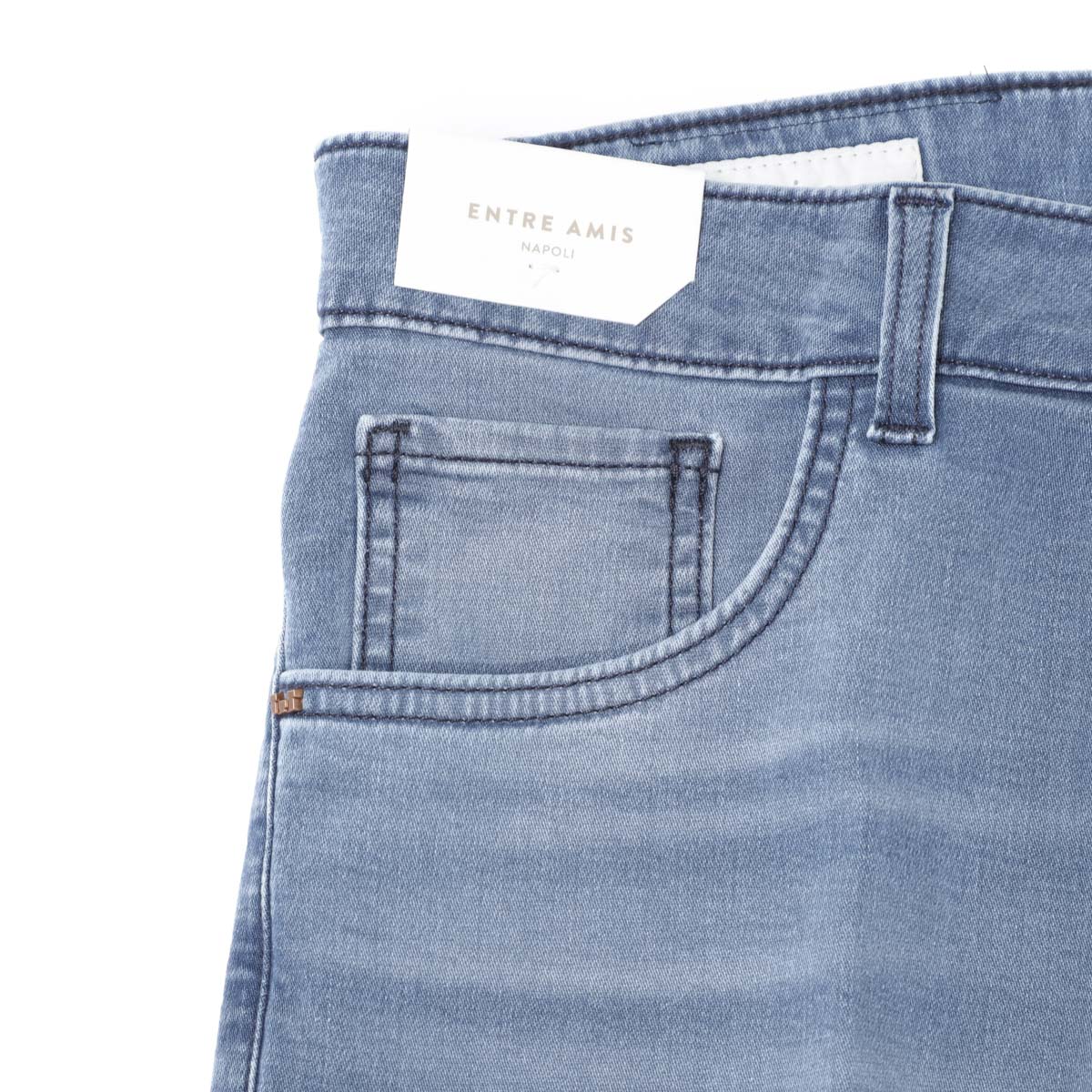 【アウトレット】entre amis アントレアミ ボタンフライジーンズ/5 TK DENIM CORTO【大きいサイズあり】 メンズ