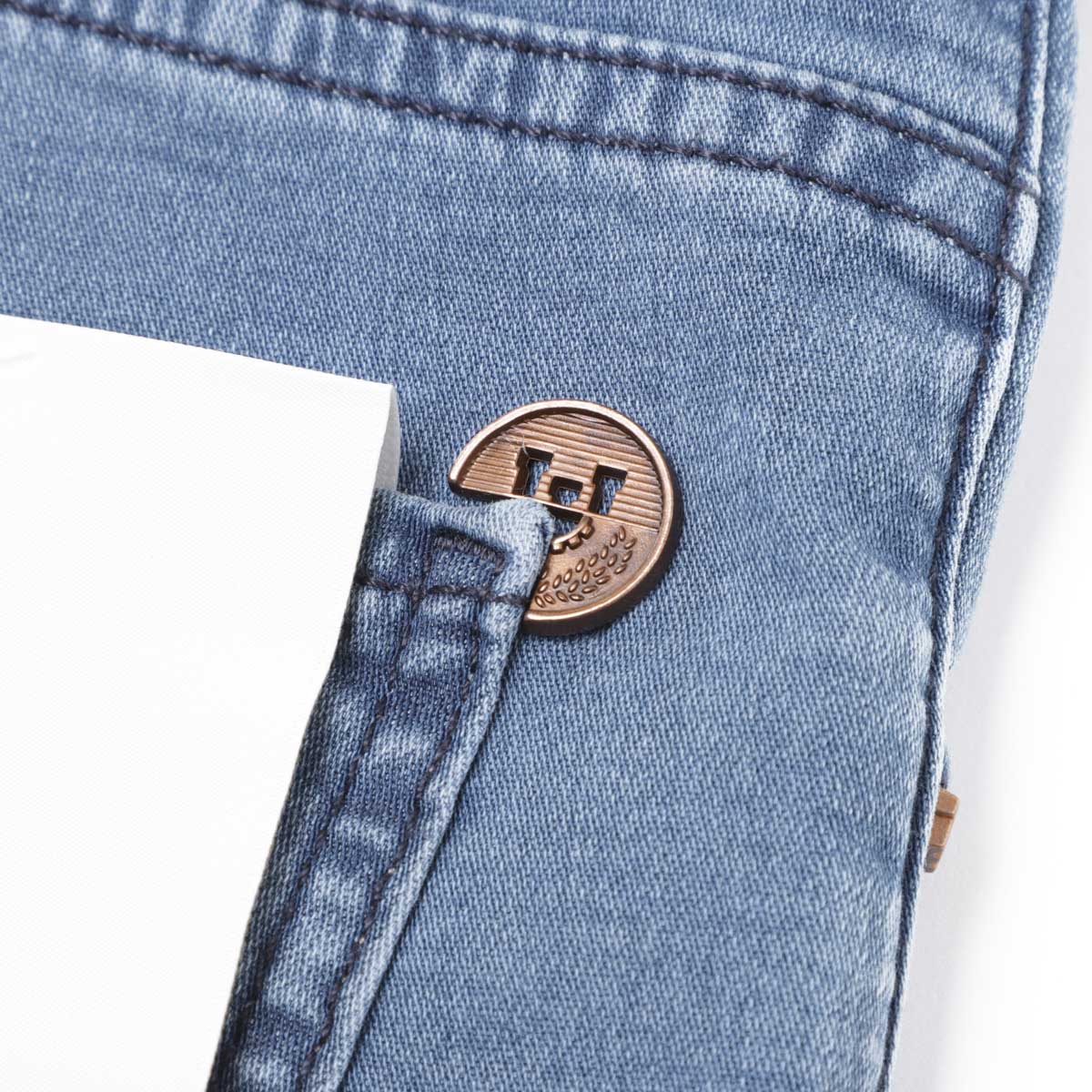 【アウトレット】entre amis アントレアミ ボタンフライジーンズ/5 TK DENIM CORTO【大きいサイズあり】 メンズ