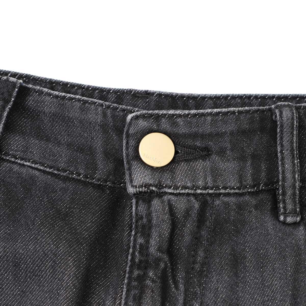 【アウトレット】S Max Mara エスマックスマーラ ジップフライジーンズ/ワイドパンツ/LUSSO コットン デニム レディース