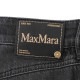 【アウトレット】S Max Mara エスマックスマーラ ジップフライジーンズ/ワイドパンツ/LUSSO コットン デニム レディース