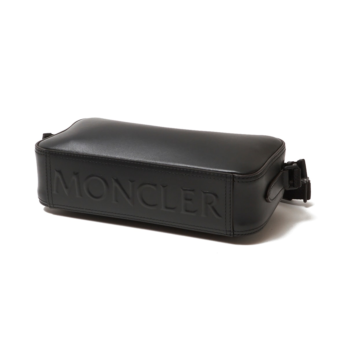 モンクレール　クロスボディバッグ ショルダーバッグ　MONCLER MONCLER（モンクレール） 本革クロスボディバッグ 5L00003 999ブラック