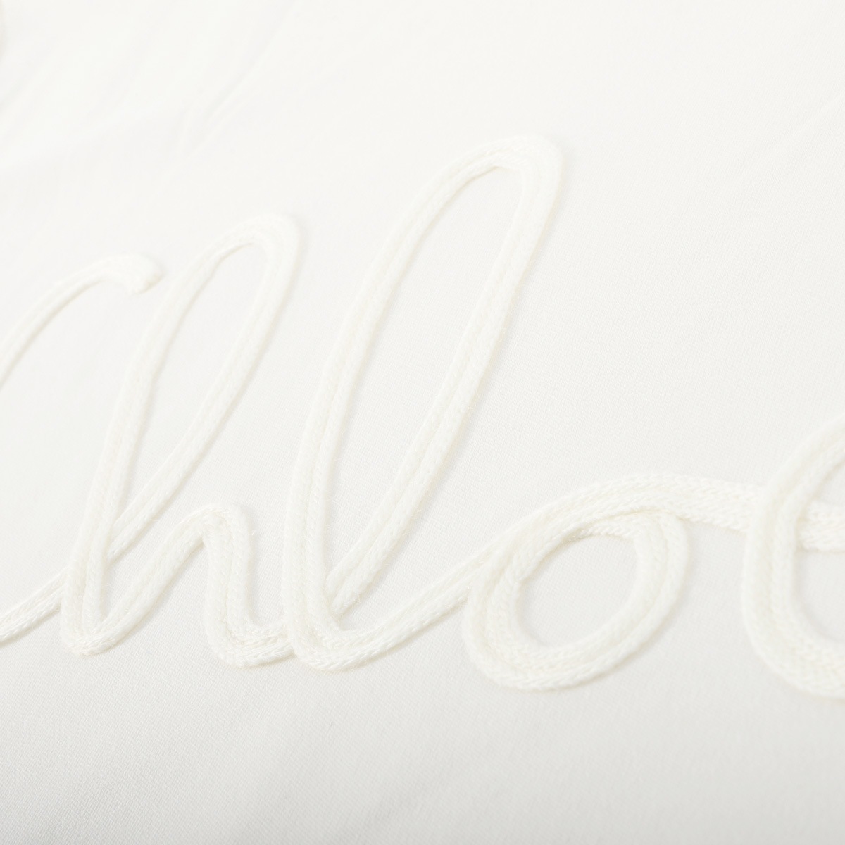 Chloe クロエ クルーネックTシャツ/KIDS キッズ ガールズ/ロゴ刺繍【大きいサイズあり】 レディース