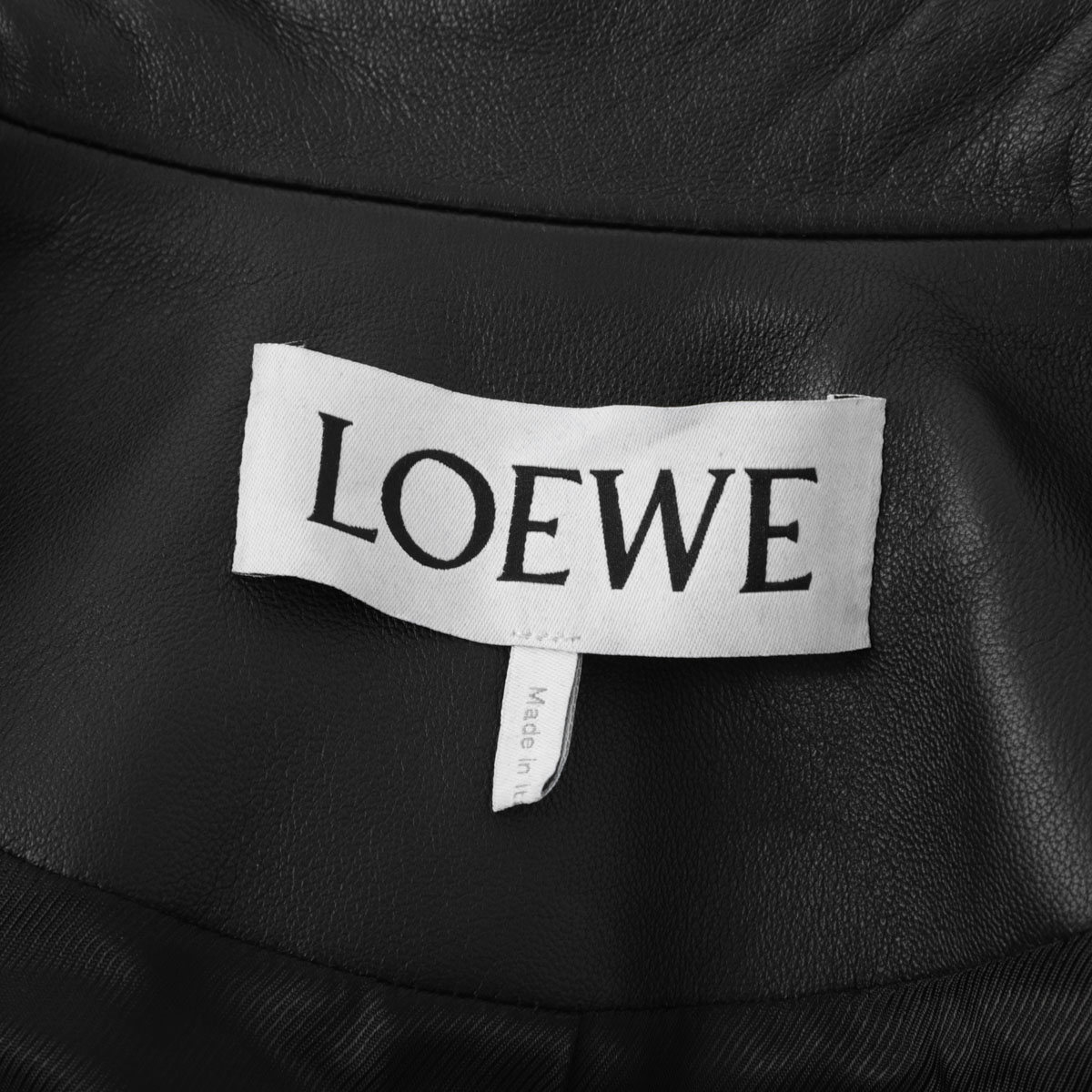 LOEWE ロエベ レザージャケット/DRAPED JACKET レディース