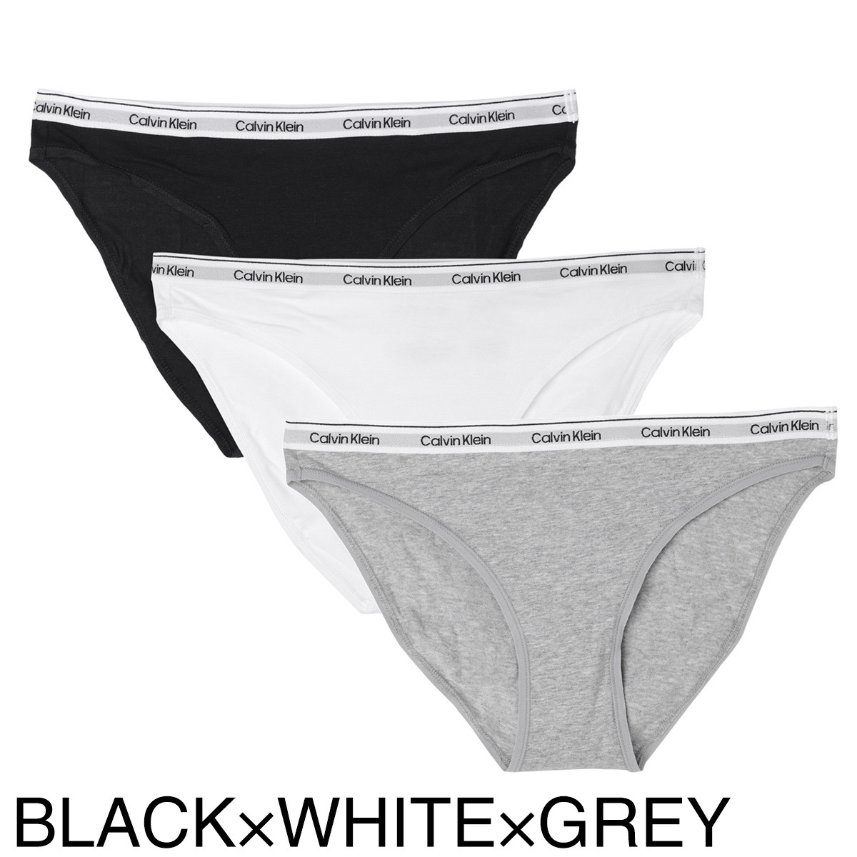【アウトレット】Calvin Klein カルバンクライン ビキニ ショーツ 3枚セット/ICON LOGO レディース