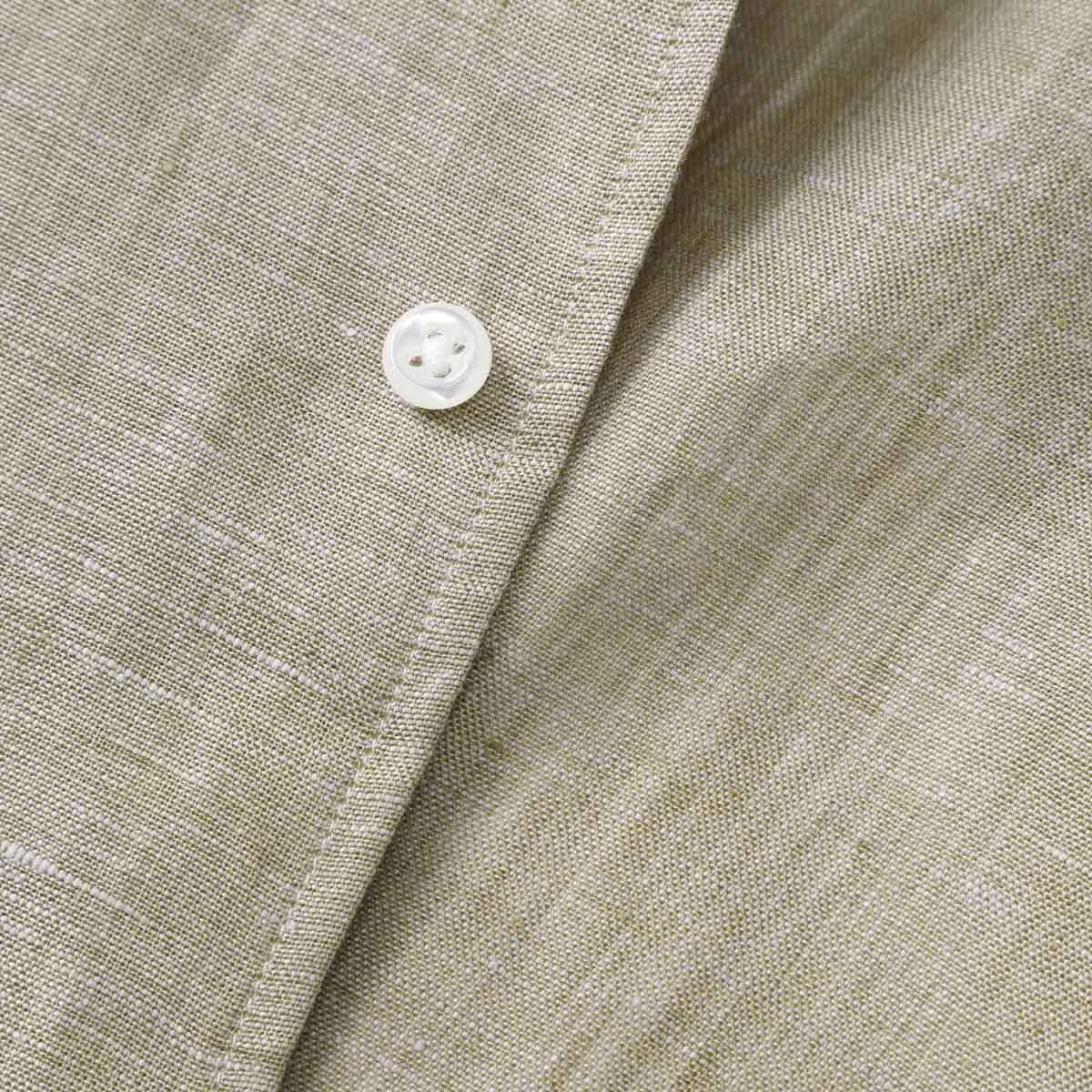 【アウトレット】GUY ROVER ギローバー 半袖リネンシャツ/オープンカラーシャツ/WASH メンズ