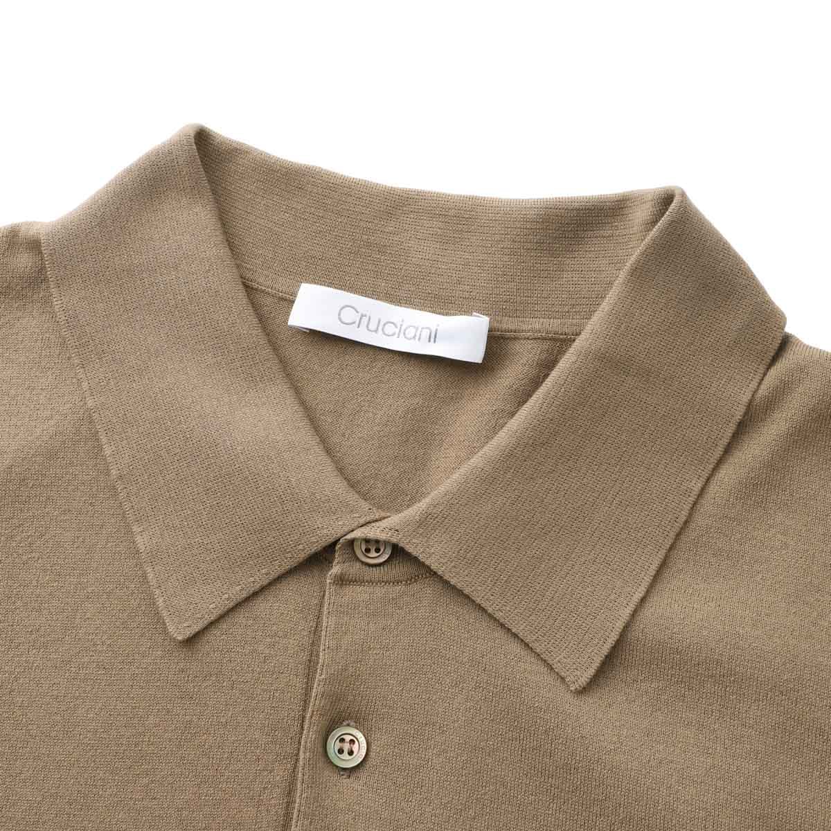 Cruciani クルチアーニ ニットポロシャツ/POLO 3 BOTTONI M/C【大きい