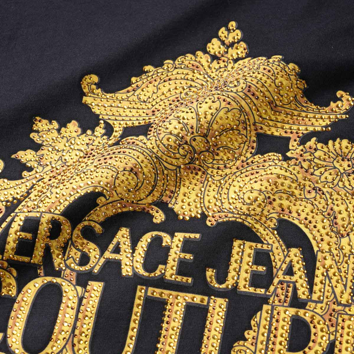 VERSACE JEANS COUTURE ヴェルサーチェ クルーネック 半袖Tシャツ メンズ