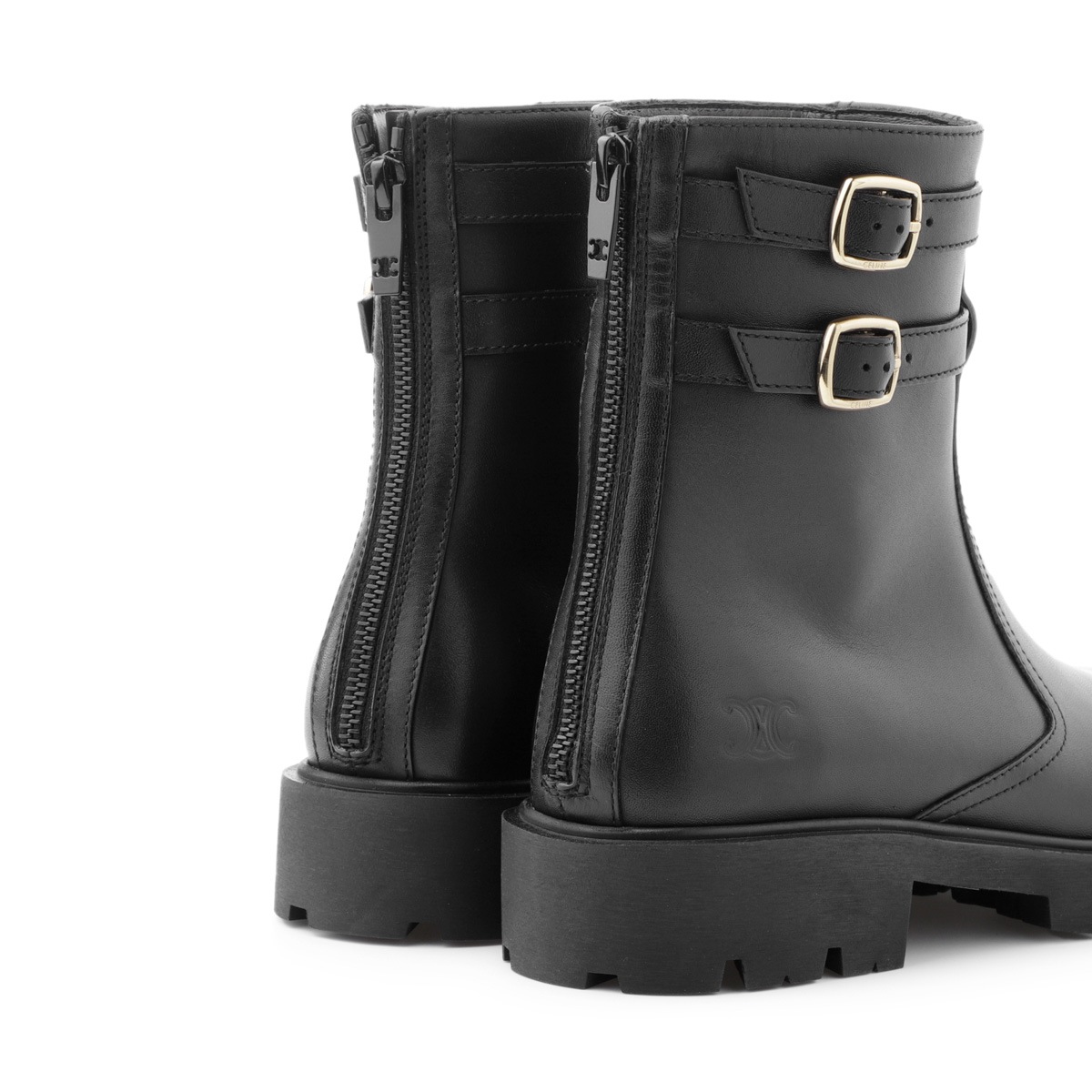 セリーヌ ブーツ 35 中古・古着通販】CELINE (セリーヌ) メタルヒールショートブーツ