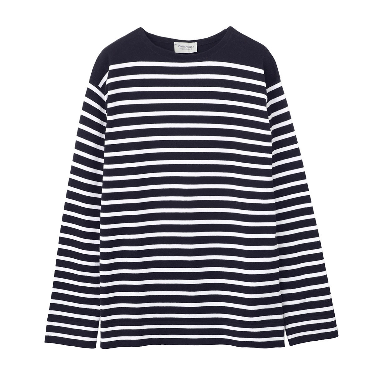 新品未使用 John Smedley Chelton ボーダーニット JOHN SMEDLEY ジョンスメドレー クルーネック 長袖ニット