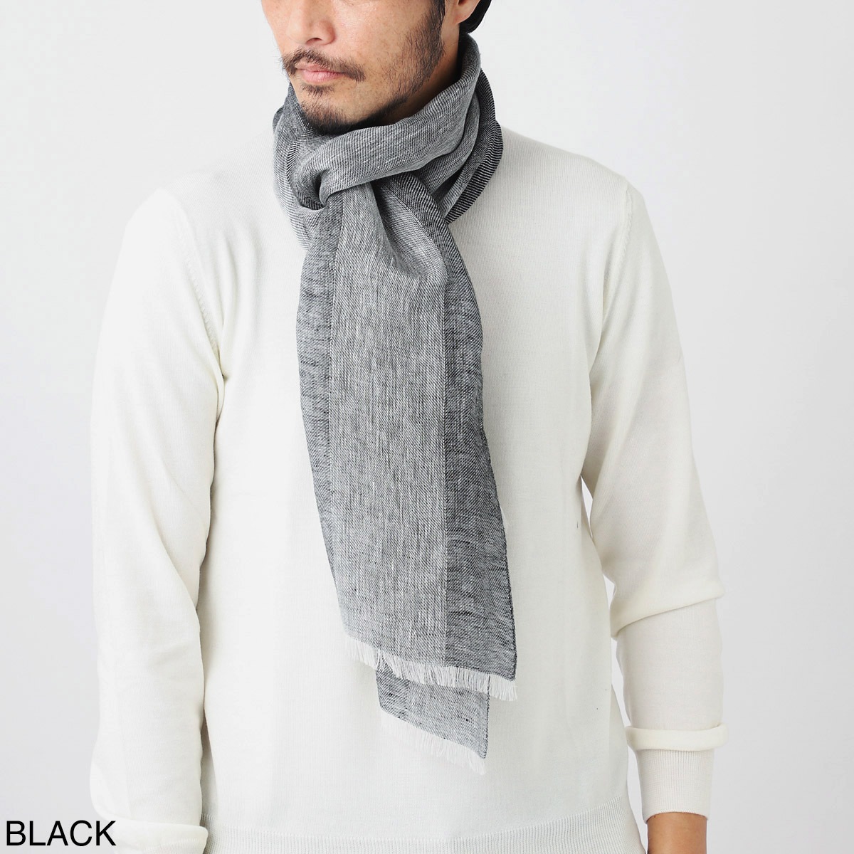 【アウトレット】PIACENZA CASHMERE ピアチェンツァ カシミア スカーフ/BABILA メンズ