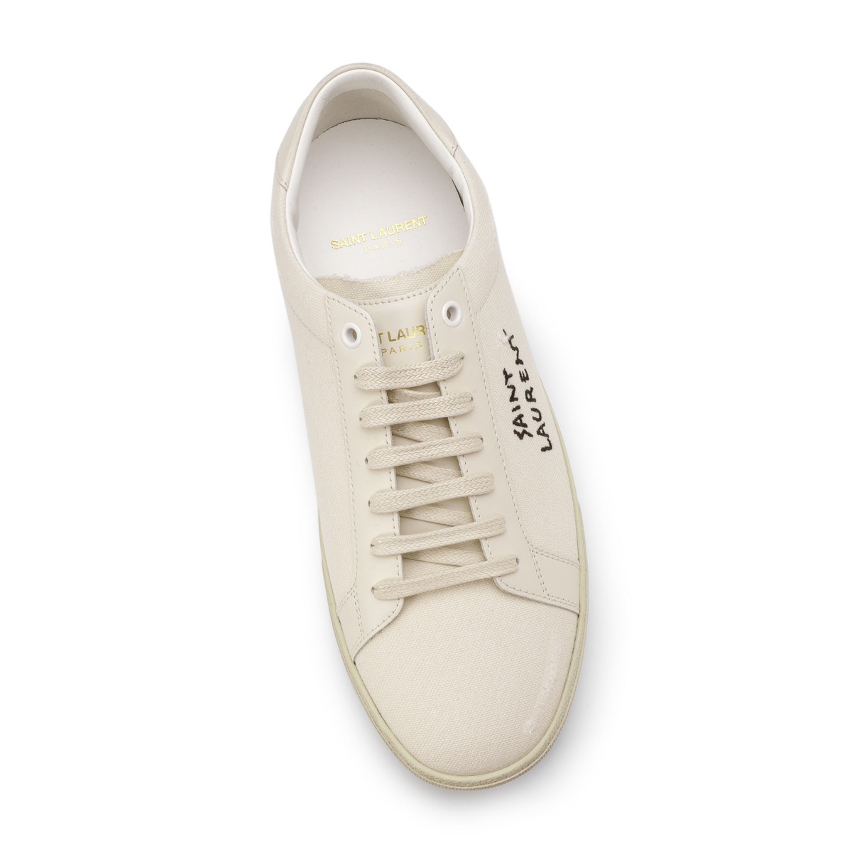 モダンクラシック▼SL/61 スニーカー▼Saint Laurent SAINT LAURENT SL/61 レザー スニーカー パーフォレーション入り