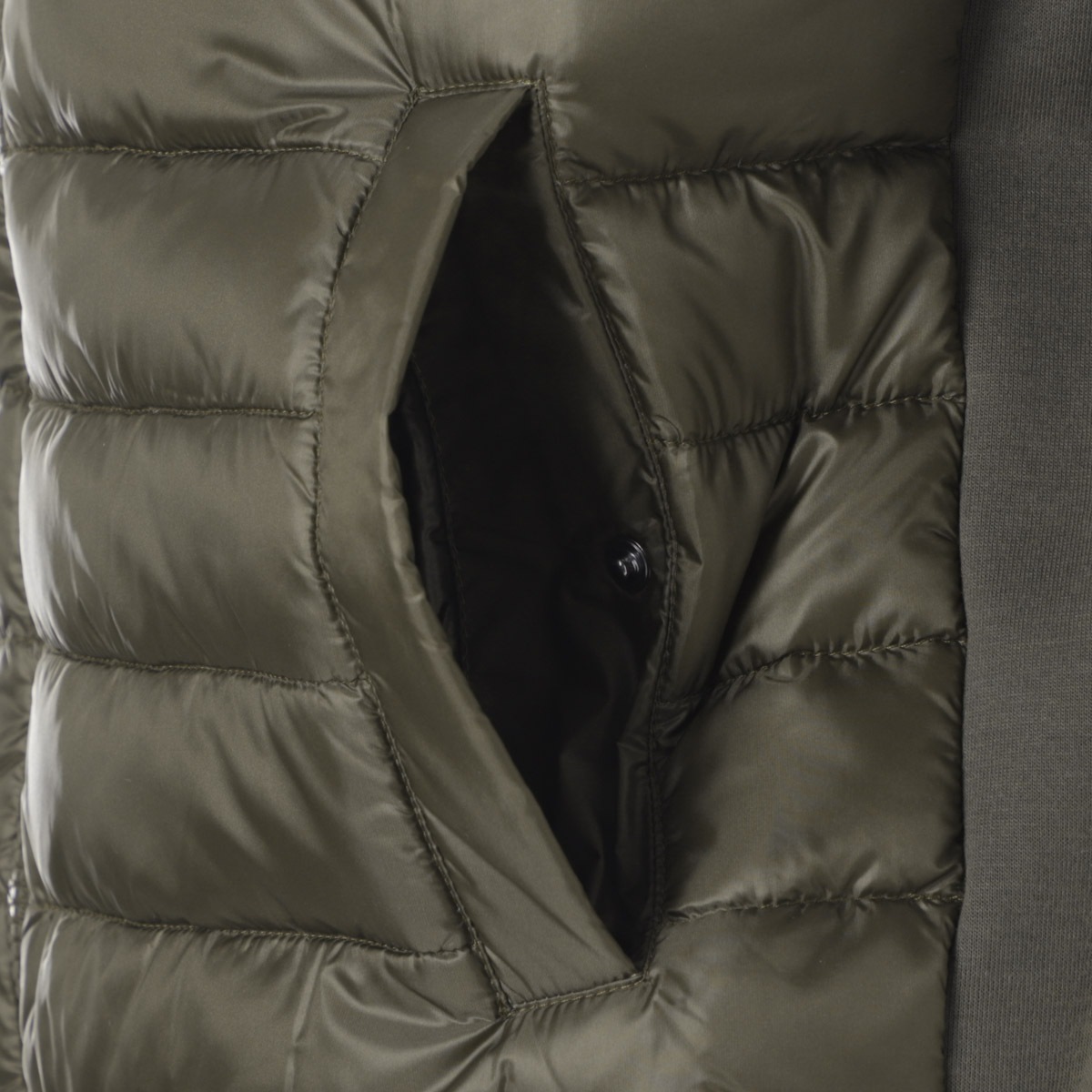 HERNO ヘルノ ダウン切り替え フーデッド ブルゾン メンズ | メンズ・ブランド一覧, H,HERNO | モダンブルー