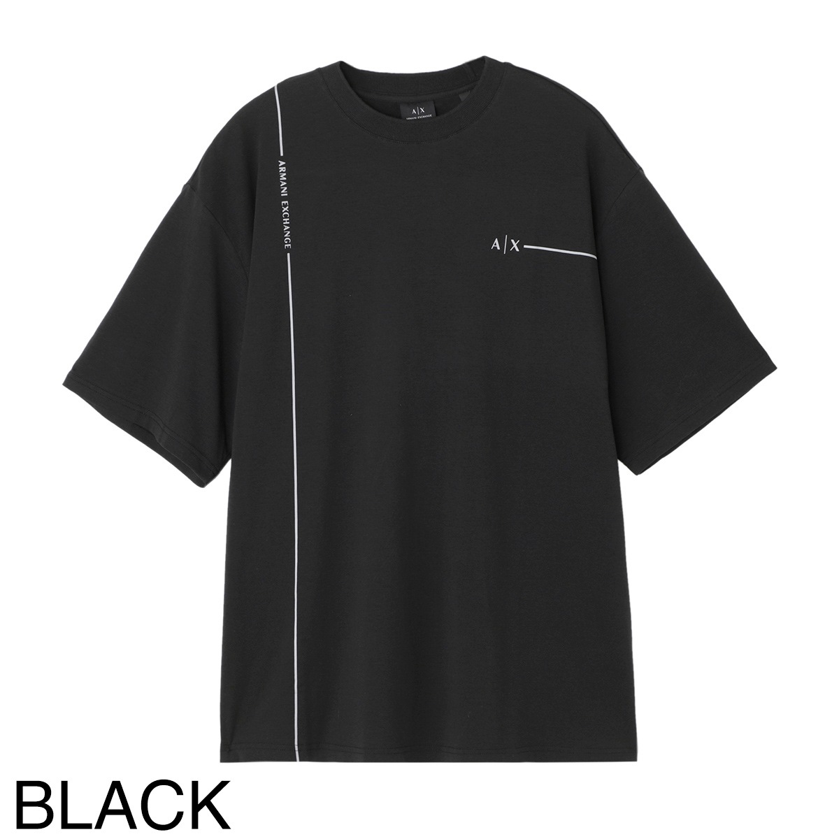 Armani Exchange クラシックロゴ コットン クルーネック Tシャツ ARMANI EXCHANGE アルマーニエクスチェンジ クルーネック T