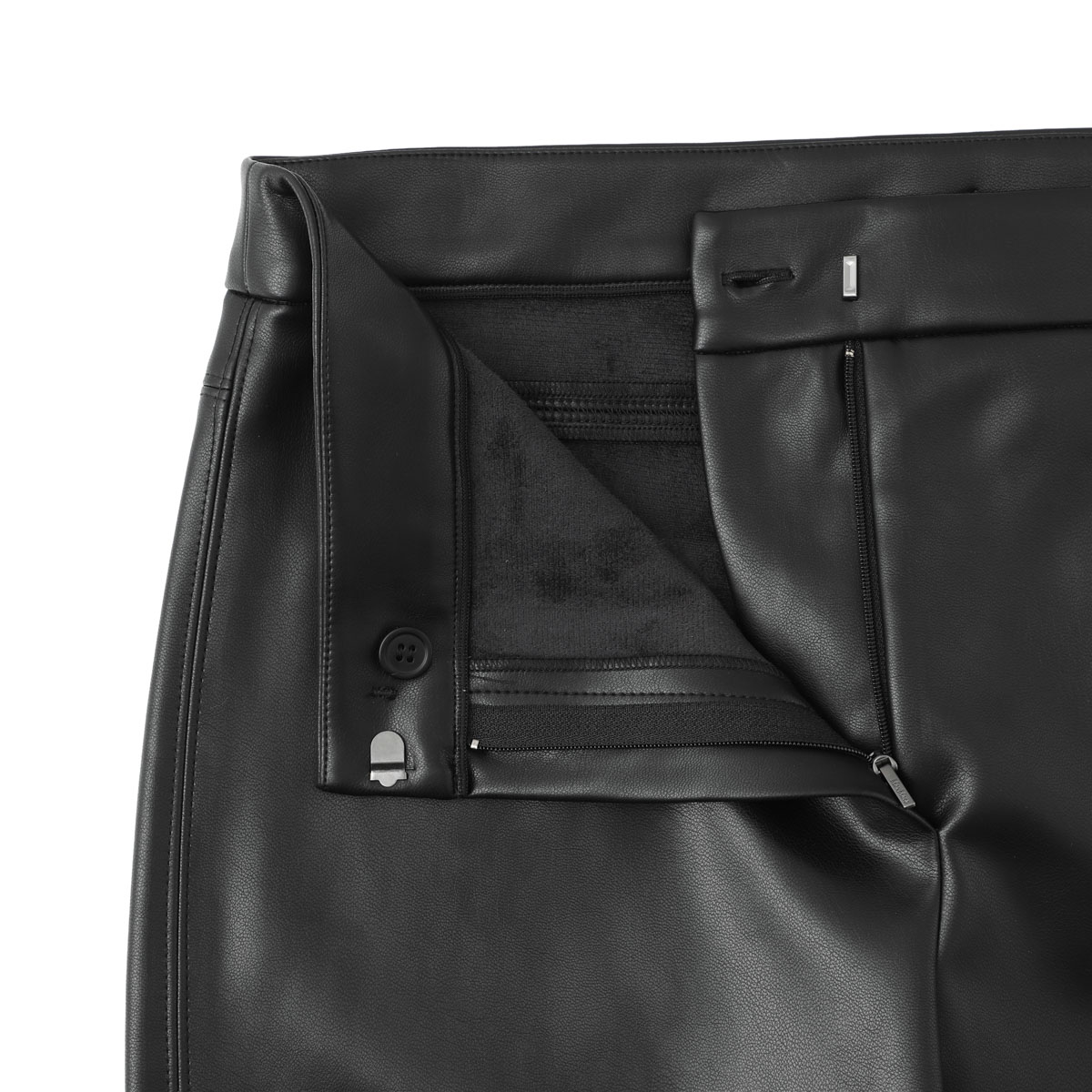 【アウトレット】【ラスト1点】S Max Mara エスマックスマーラ フレアパンツ/フェイクレザーパンツ/SUBLIME レザールック スリム パンツ レディース