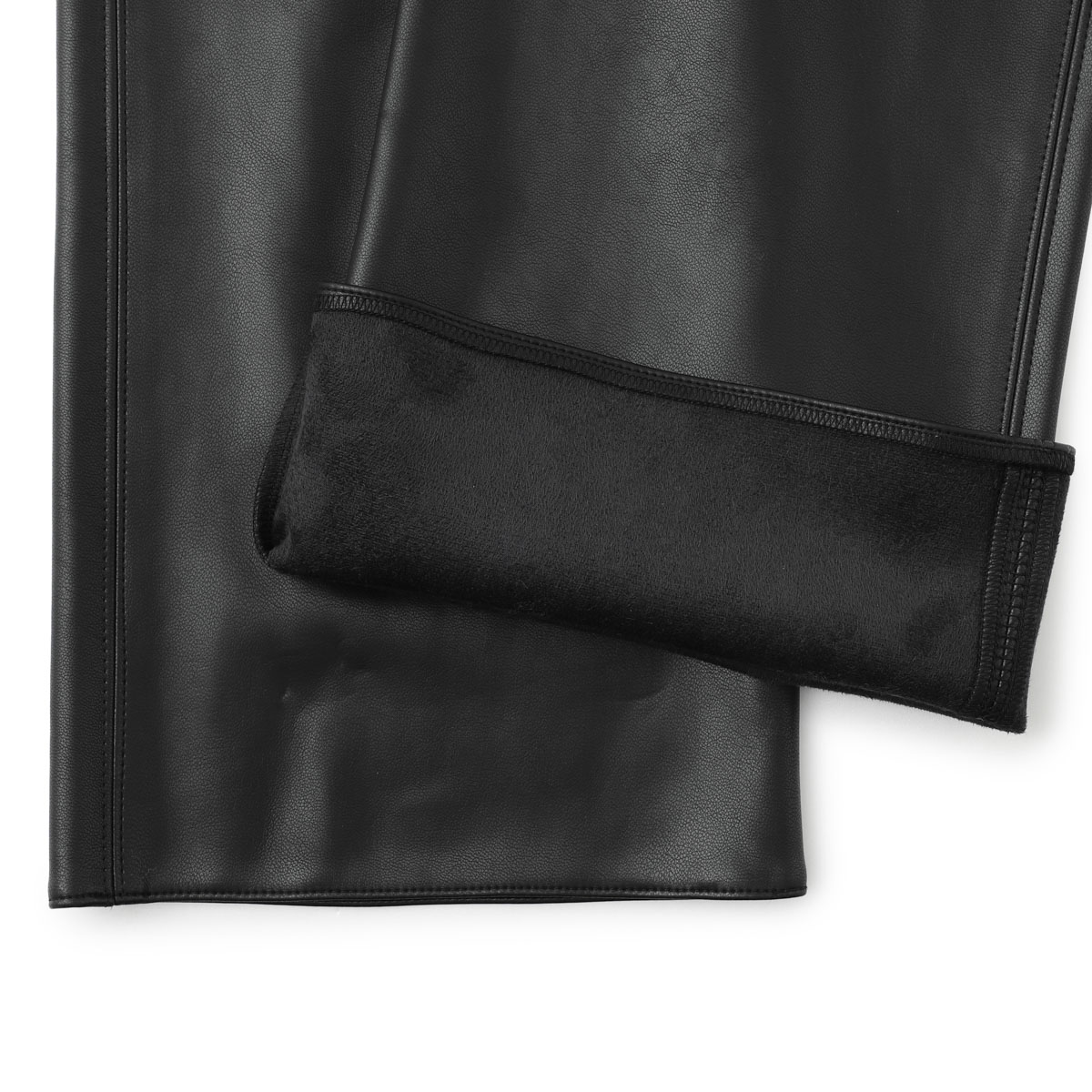【アウトレット】【ラスト1点】S Max Mara エスマックスマーラ フレアパンツ/フェイクレザーパンツ/SUBLIME レザールック スリム パンツ レディース