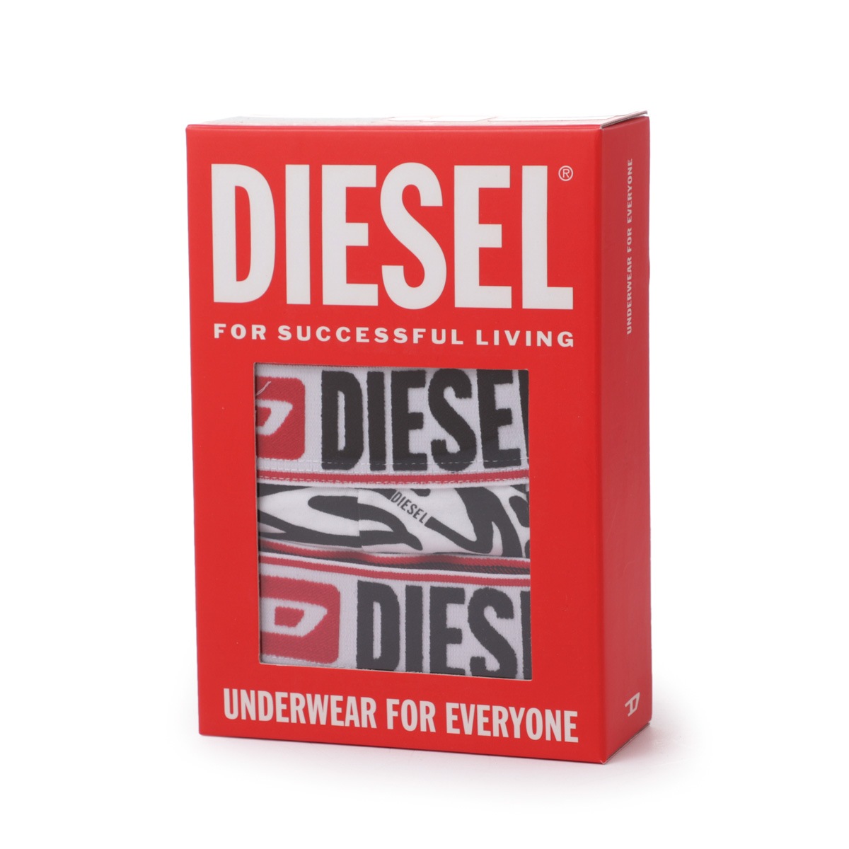 洗練されたデザイン　DIESEL　UMBX DAMIENTHREEPACK XL UMBX-DAMIENTHREEPACK ボクサーパンツ 3枚パック｜ブラック