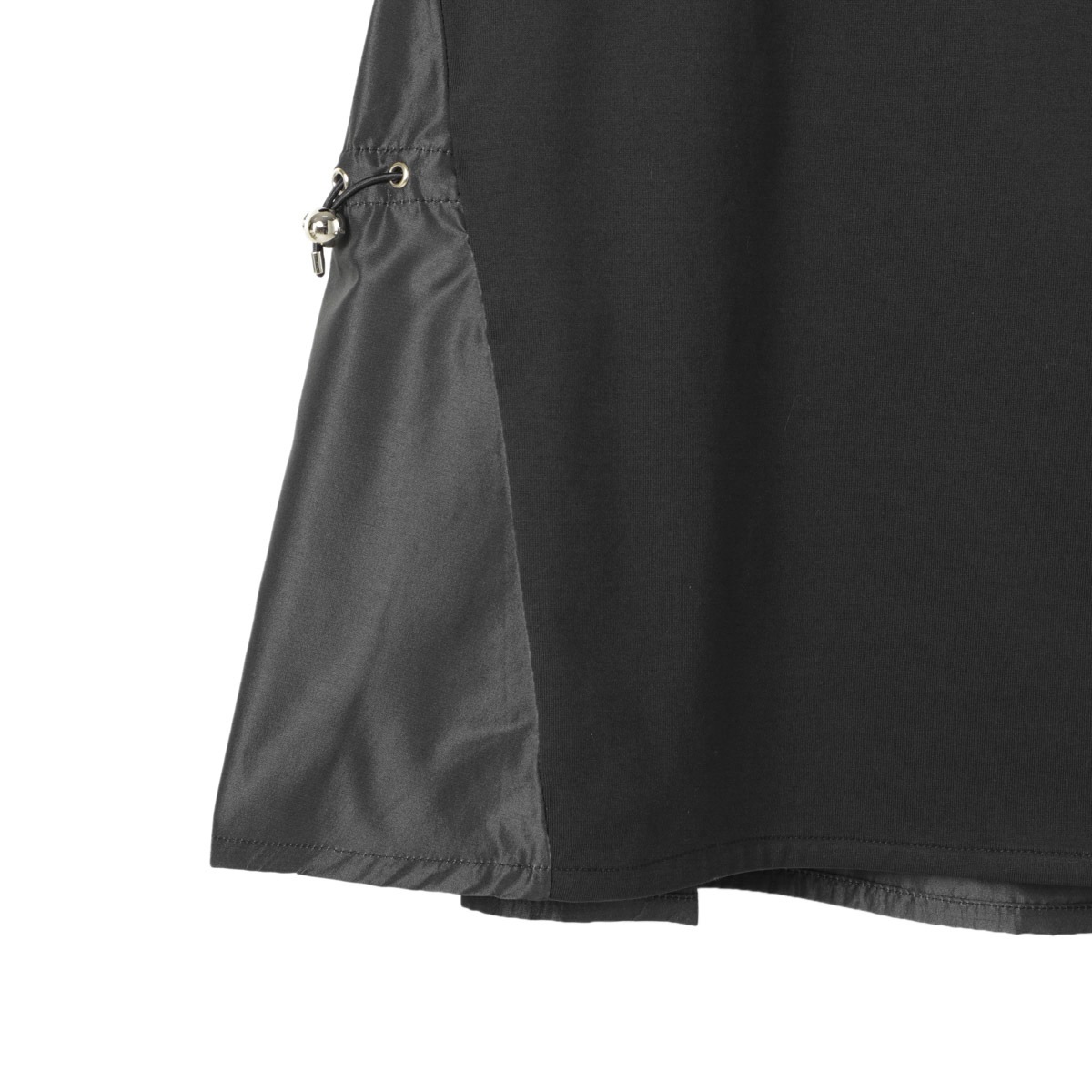 HERNO ヘルノ クルーネックTシャツ/CHIC COTTON JERSEY & NEW TECHNO TAFFETA【大きいサイズあり】 レディース