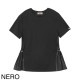 HERNO ヘルノ クルーネックTシャツ/CHIC COTTON JERSEY & NEW TECHNO TAFFETA【大きいサイズあり】 レディース