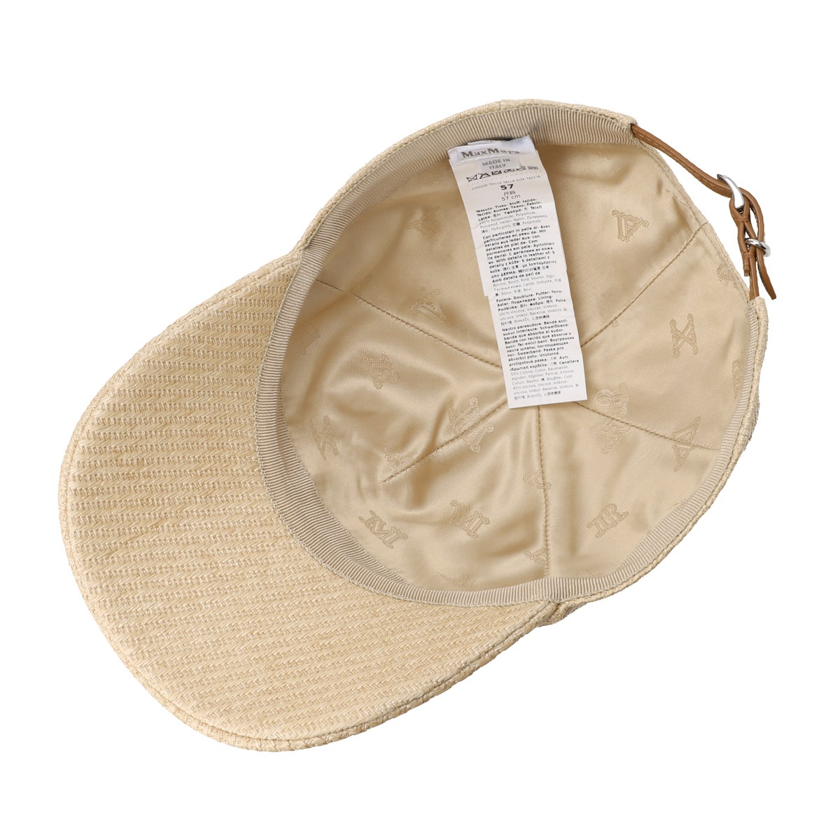 Max Mara マックスマーラ ベースボールキャップ/JEZ レディース 
