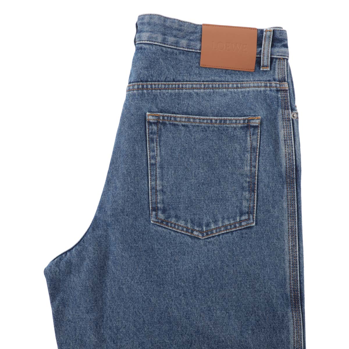 LOEWE ロエベ ボタンフライジーンズ/バギージーンズ/ANAGRAM BAGGY JEANS メンズ