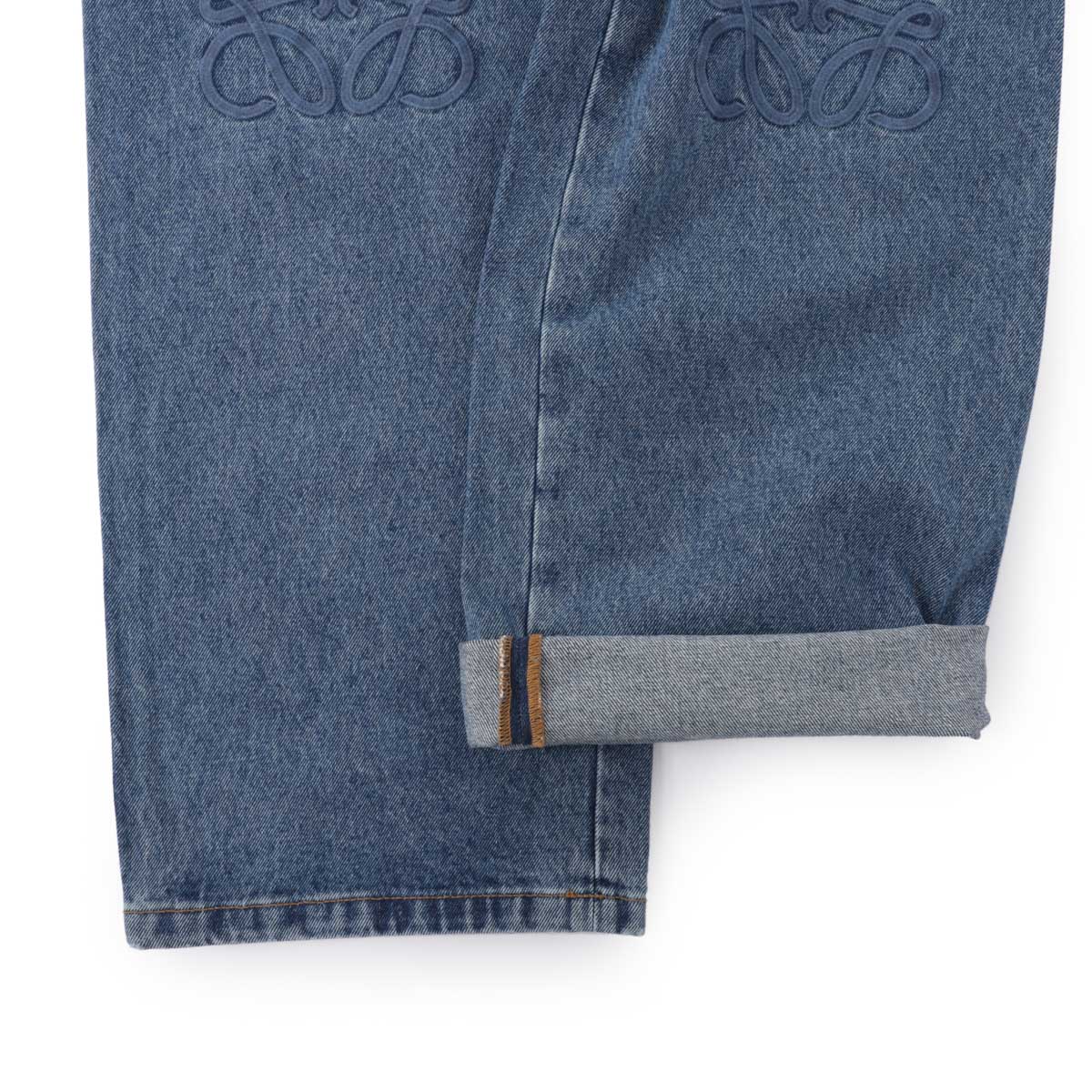LOEWE ロエベ ボタンフライジーンズ/バギージーンズ/ANAGRAM BAGGY JEANS メンズ