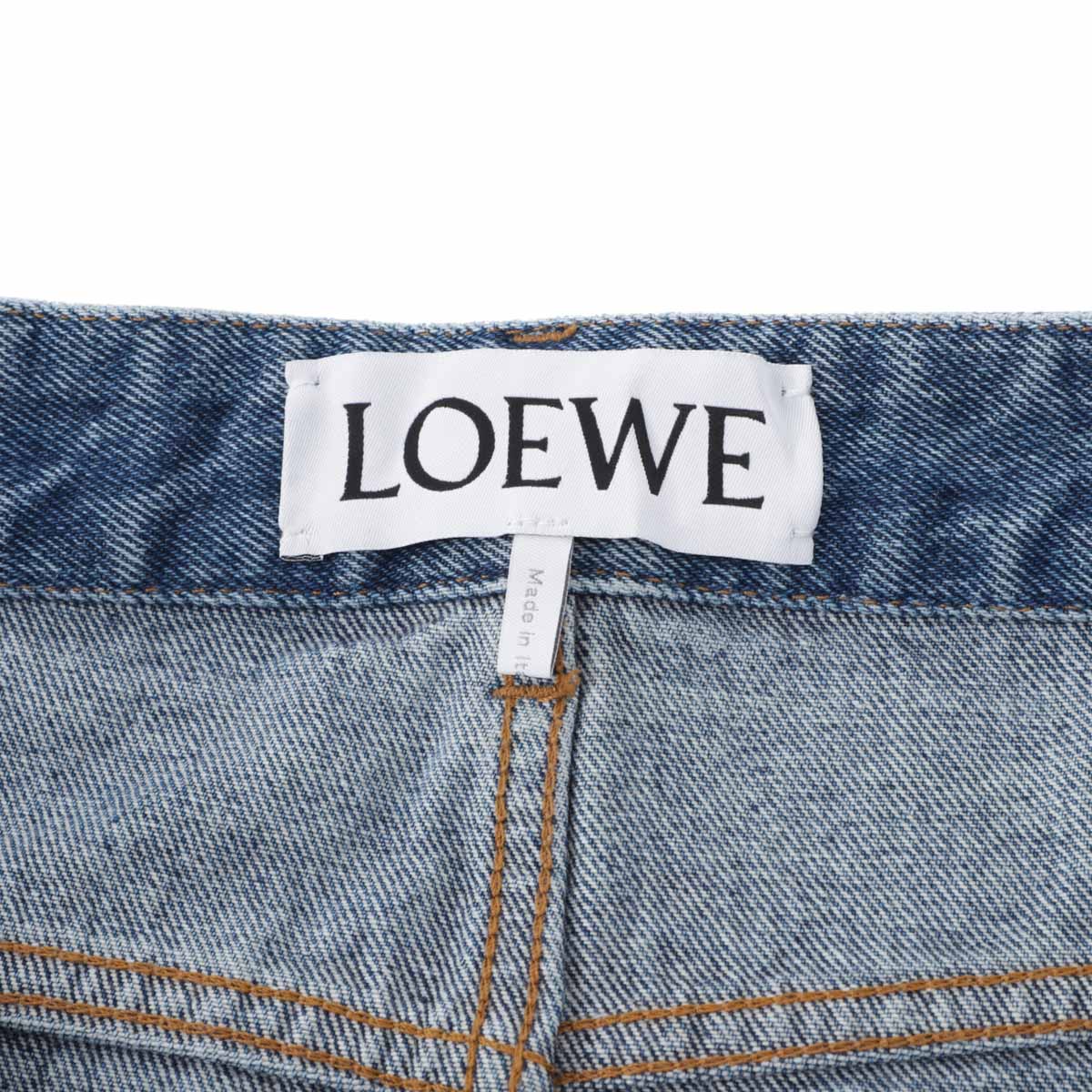 LOEWE ロエベ ボタンフライジーンズ/バギージーンズ/ANAGRAM BAGGY JEANS メンズ