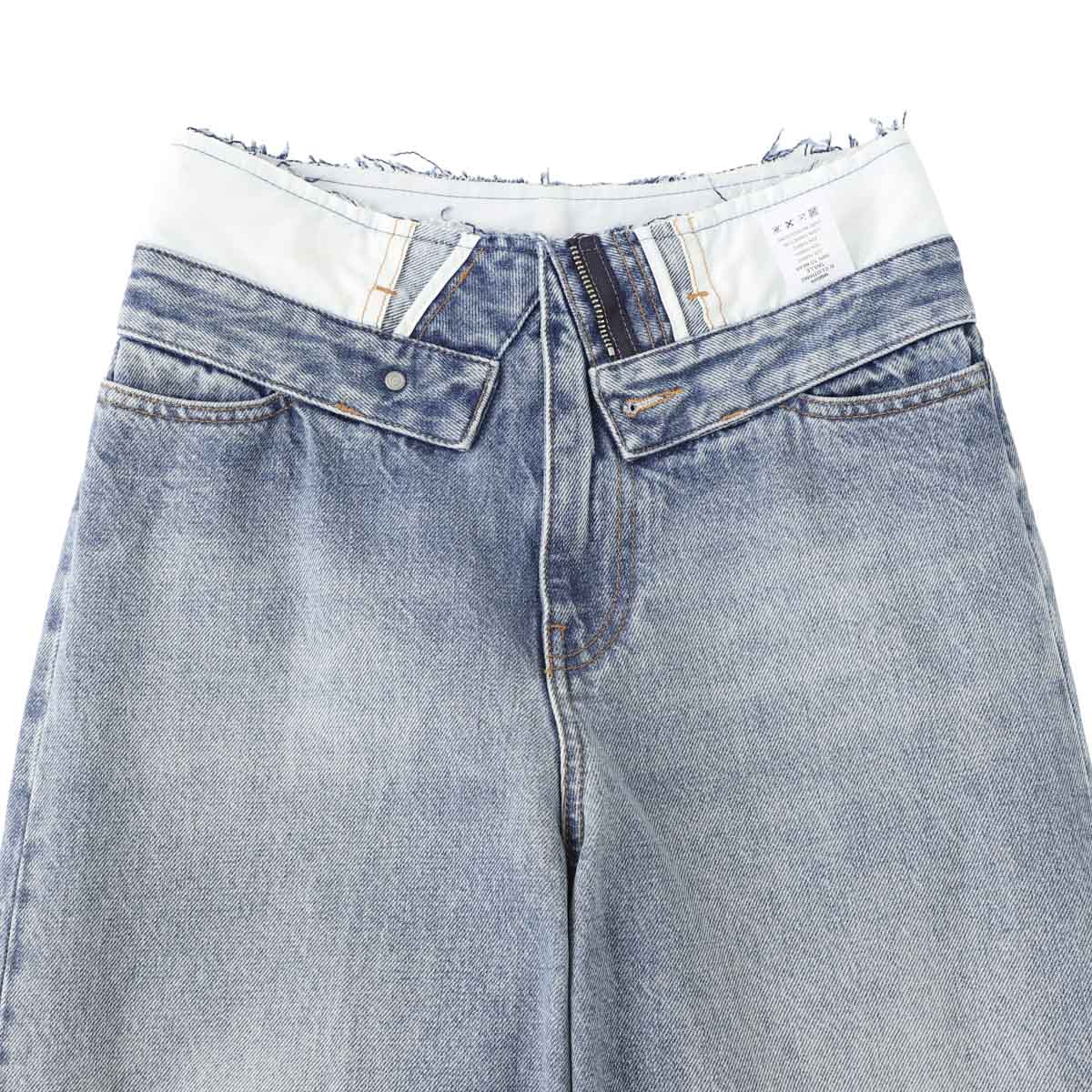 MM6 Maison Margiela エムエム 6 メゾンマルジェラ ジップフライジーンズ/STRAIGHT-LEG JEANS ストレートレッグジーンズ レディース