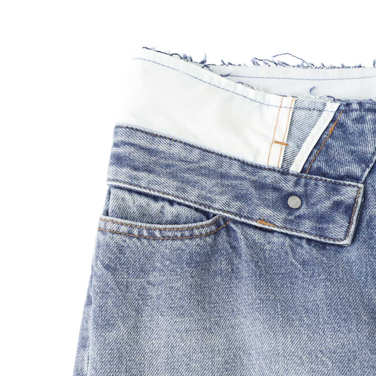 MM6 Maison Margiela エムエム 6 メゾンマルジェラ ジップフライジーンズ/STRAIGHT-LEG JEANS ストレートレッグジーンズ レディース