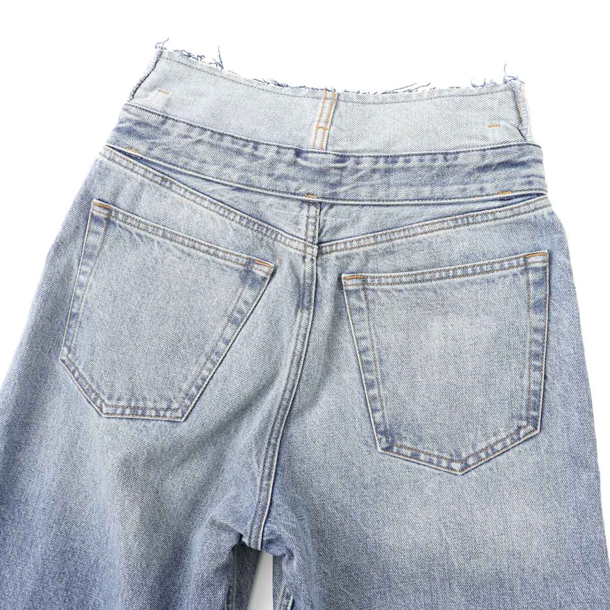 MM6 Maison Margiela エムエム 6 メゾンマルジェラ ジップフライジーンズ/STRAIGHT-LEG JEANS ストレートレッグジーンズ レディース