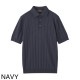 FILIPPO DE LAURENTIIS フィリッポ デ ローレンティス ニットポロシャツ/POLO SWEATER SS CREPE COTTON クレープコットン【大きいサイズあり】 メンズ