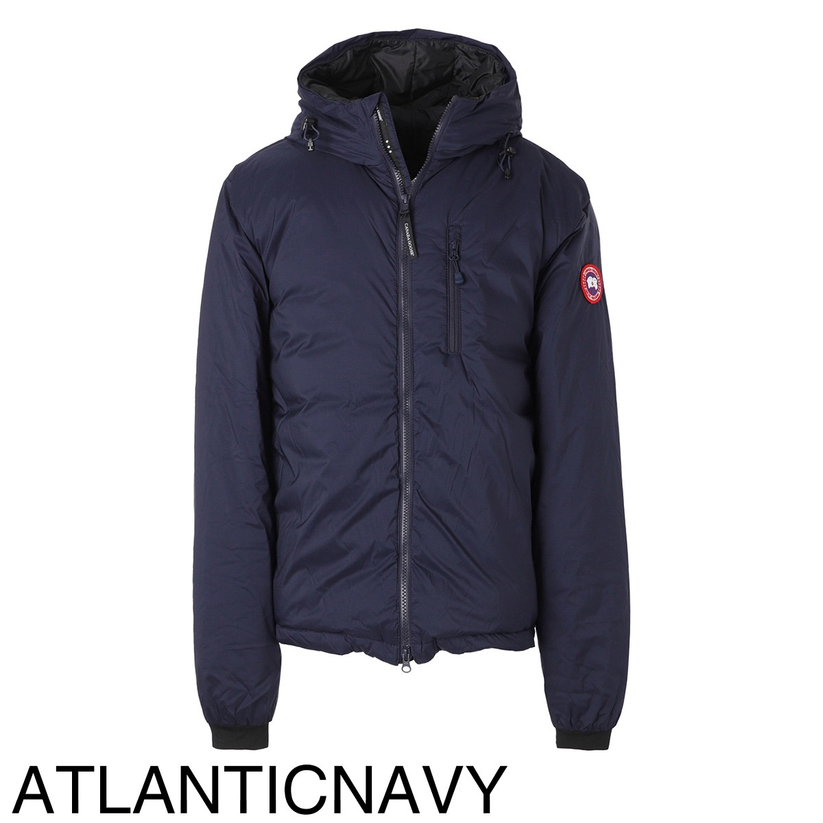   カナダグース ロッジフーディー Mサイズ ネイビー CANADA GOOSE カナダグース フーデッド ダウンジャケット/LODGE