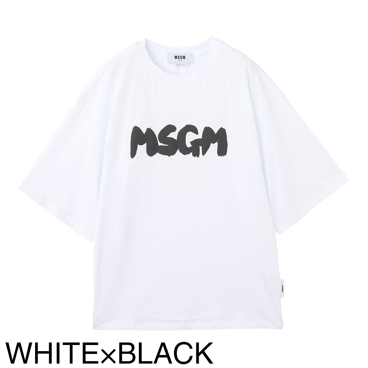 お値引き 新品 MSGM Tシャツ MSGM エムエスジーエム クルーネックTシャツ メンズ | メンズ