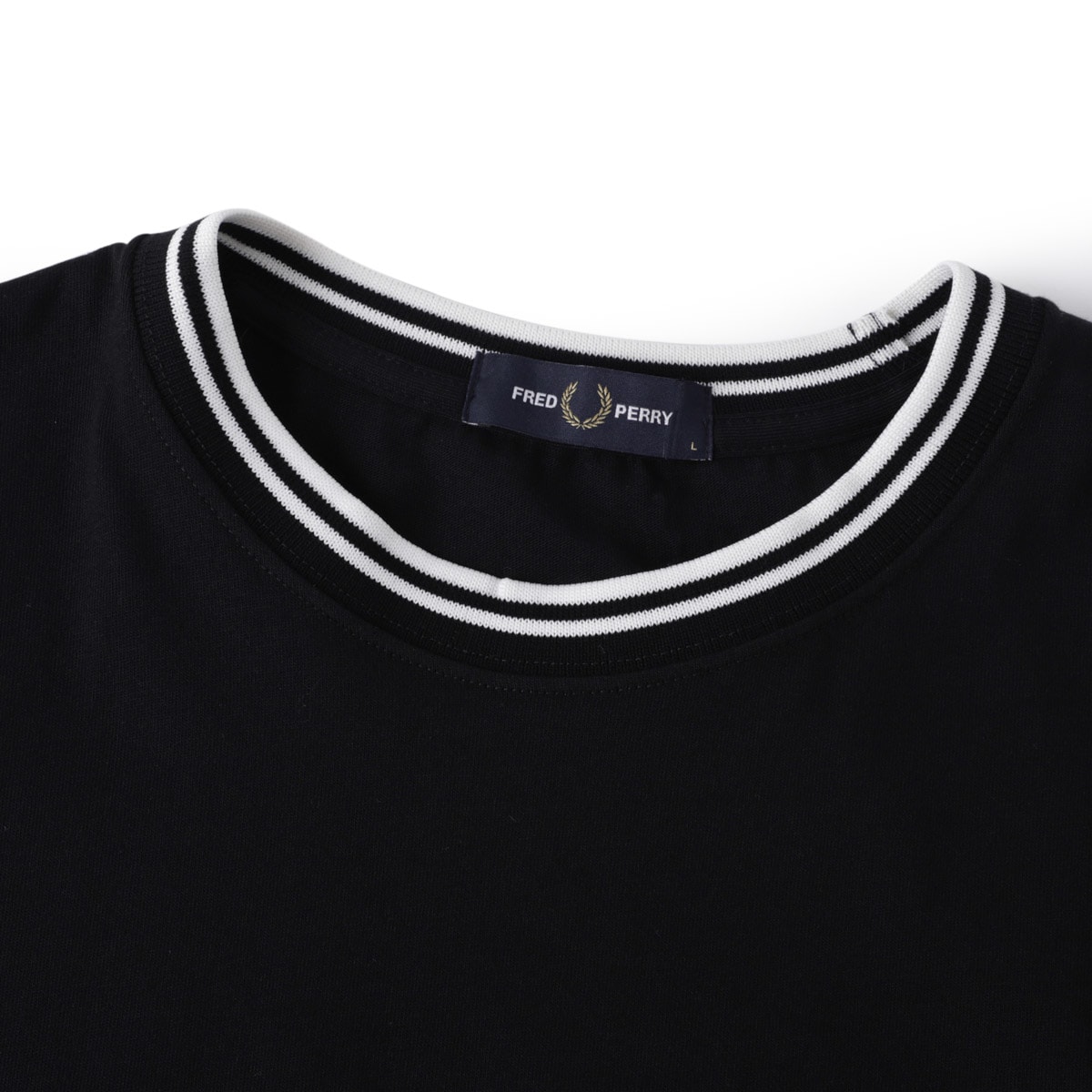 【アウトレット】【ラスト1点】FRED PERRY フレッドペリー クルーネック 長袖Tシャツ/M9602 メンズ