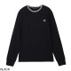 【アウトレット】【ラスト1点】FRED PERRY フレッドペリー クルーネック 長袖Tシャツ/M9602 メンズ