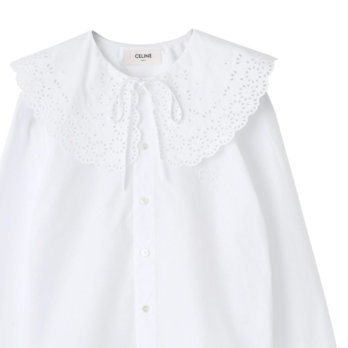 【アウトレット】CELINE セリーヌ ブラウス/クロップドシャツ/ROMY レディース