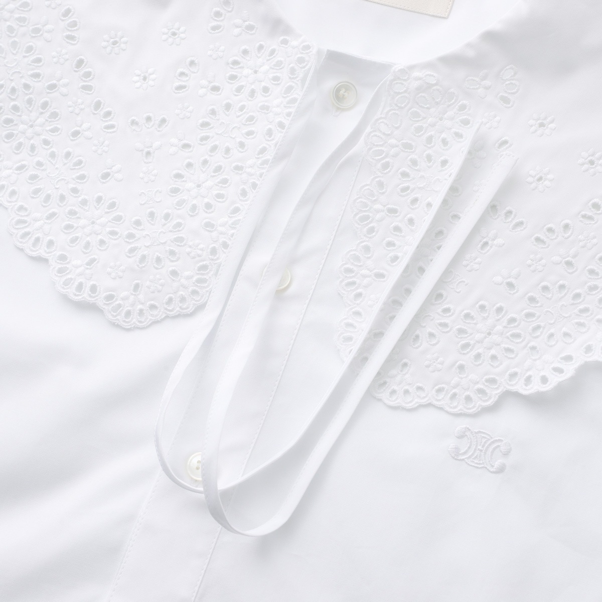 【アウトレット】CELINE セリーヌ ブラウス/クロップドシャツ/ROMY レディース