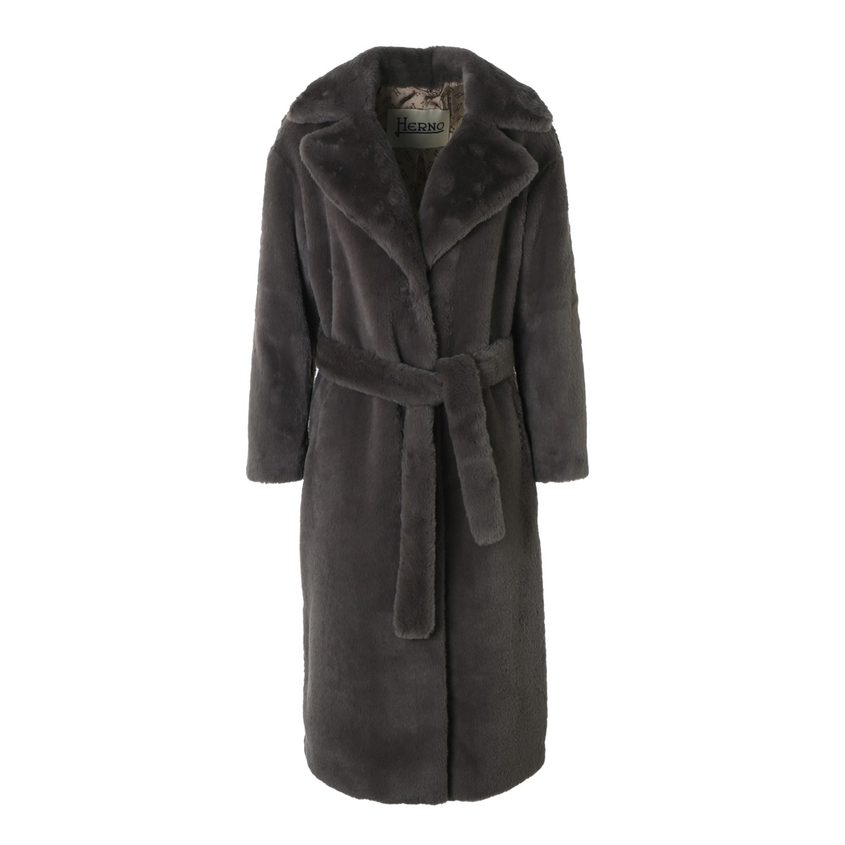 HERNO ヘルノ ロングコート/ファーコート/COAT IN SOFT ALTERNATIVE FUR【大きいサイズあり】 レディース