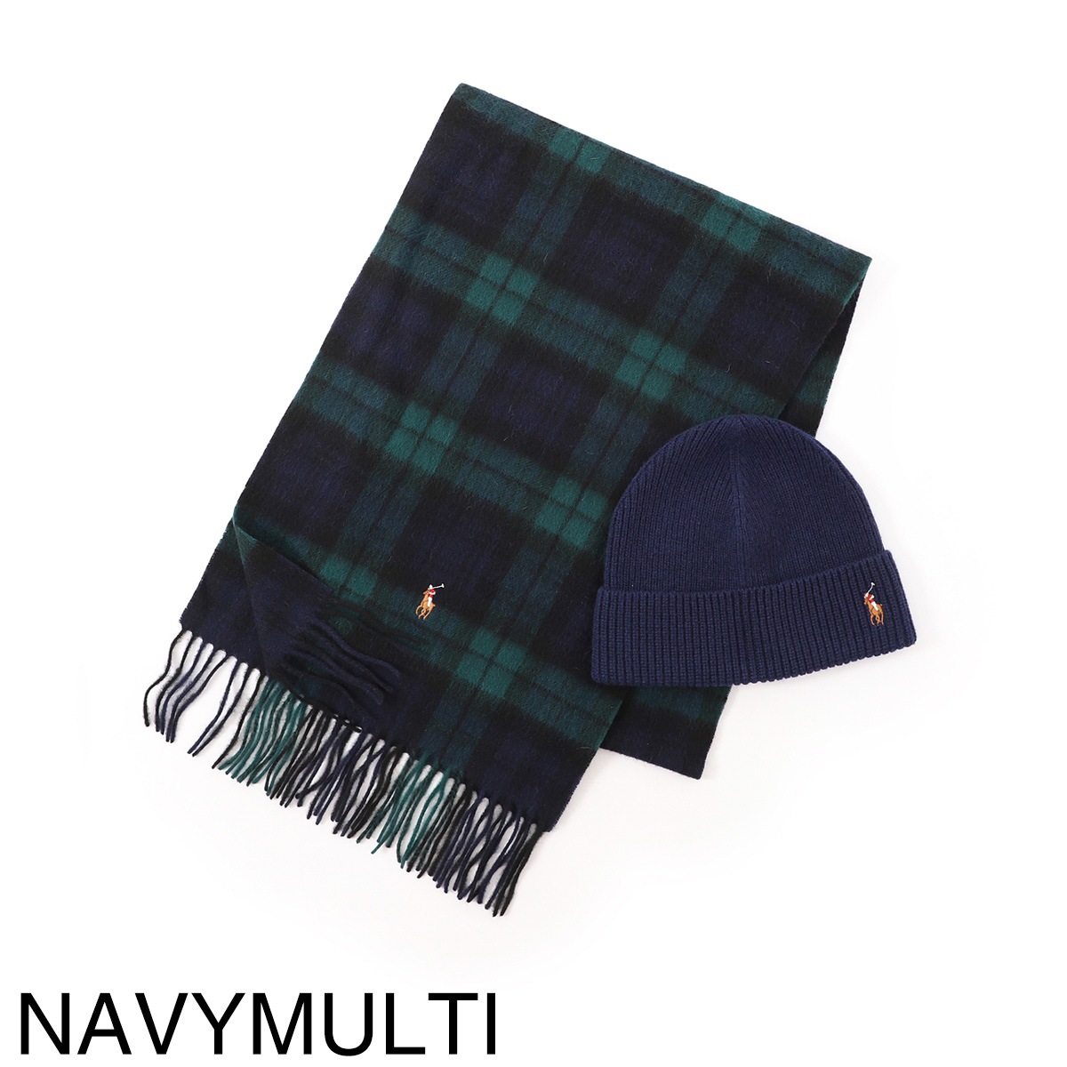 POLO RALPH LAUREN ポロラルフローレン マフラー ニットキャップ