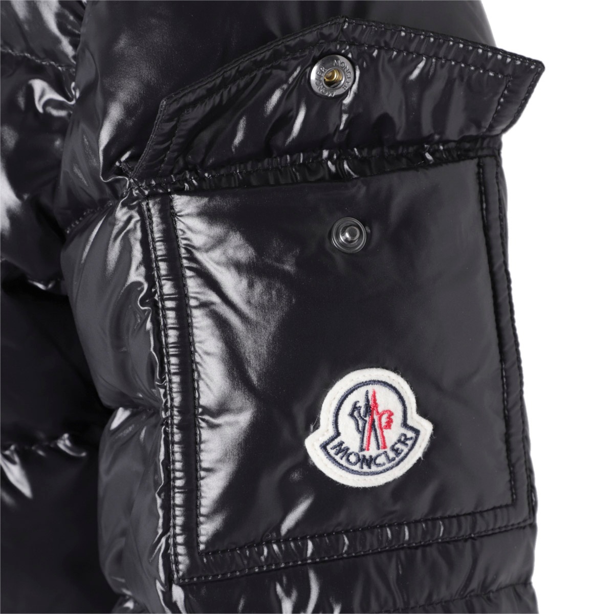 J7401★モンクレールMONCLER*BADIA/バディア*ダウン90％*シャイニーナイロン*フード付き*ダウンジャケット*ターコイズブルー系*Size1 | [モンクレール] ダウンジャケット レディース ガールズ