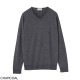 JOHN SMEDLEY ジョンスメドレー Vネック ニット/SHIPTON エクストラファインメリノウール 30ゲージ STANDARD FIT メンズ