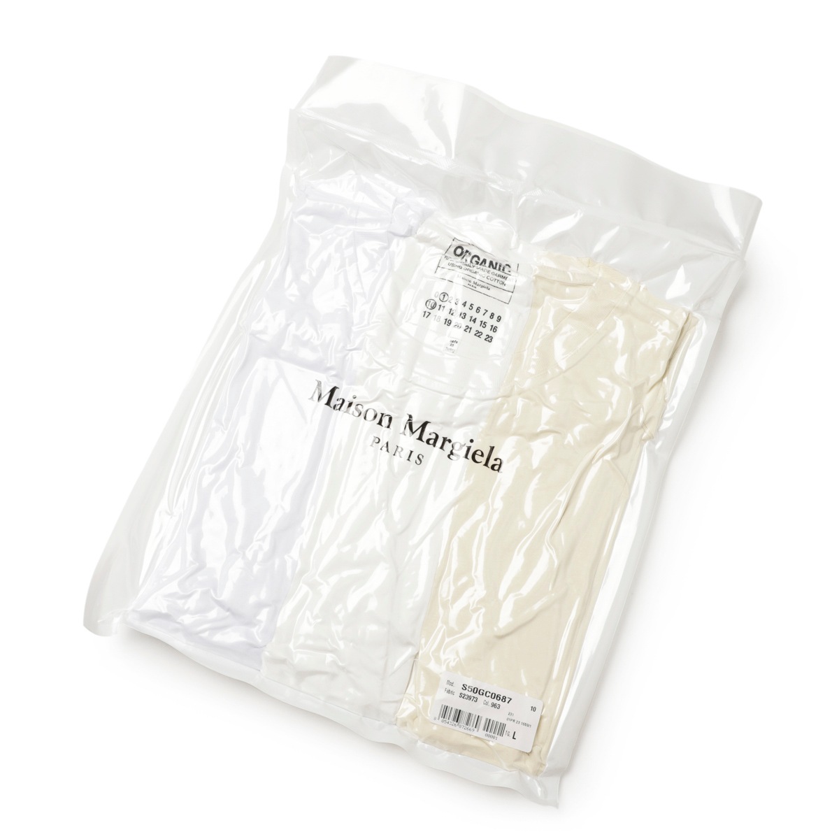 【アウトレット】Maison Margiela メゾンマルジェラ クルーネック Tシャツ 3枚セット メンズ