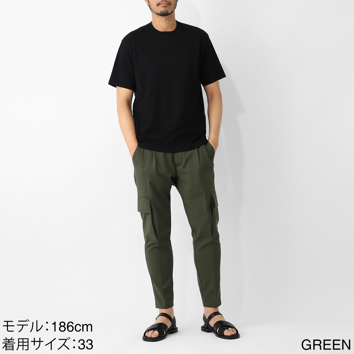 アウトレット】entre amis アントレアミ カーゴパンツ/PANTALONE