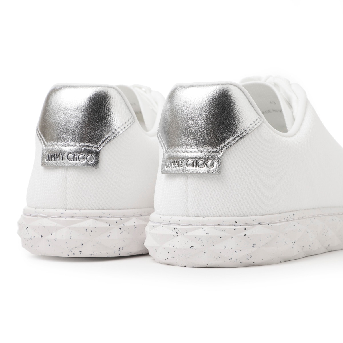 JIMMY CHOO ブルー スニーカー 37cm Leather low trainers Jimmy Choo Blue size 10.5 US in Leather
